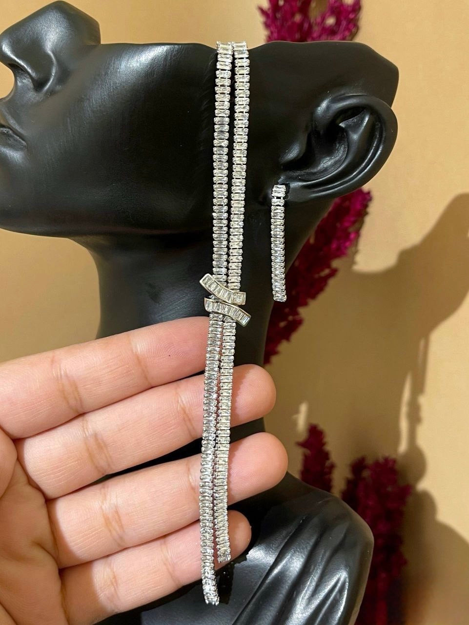 5150 combo 2 Necklace with Earrings Soiree