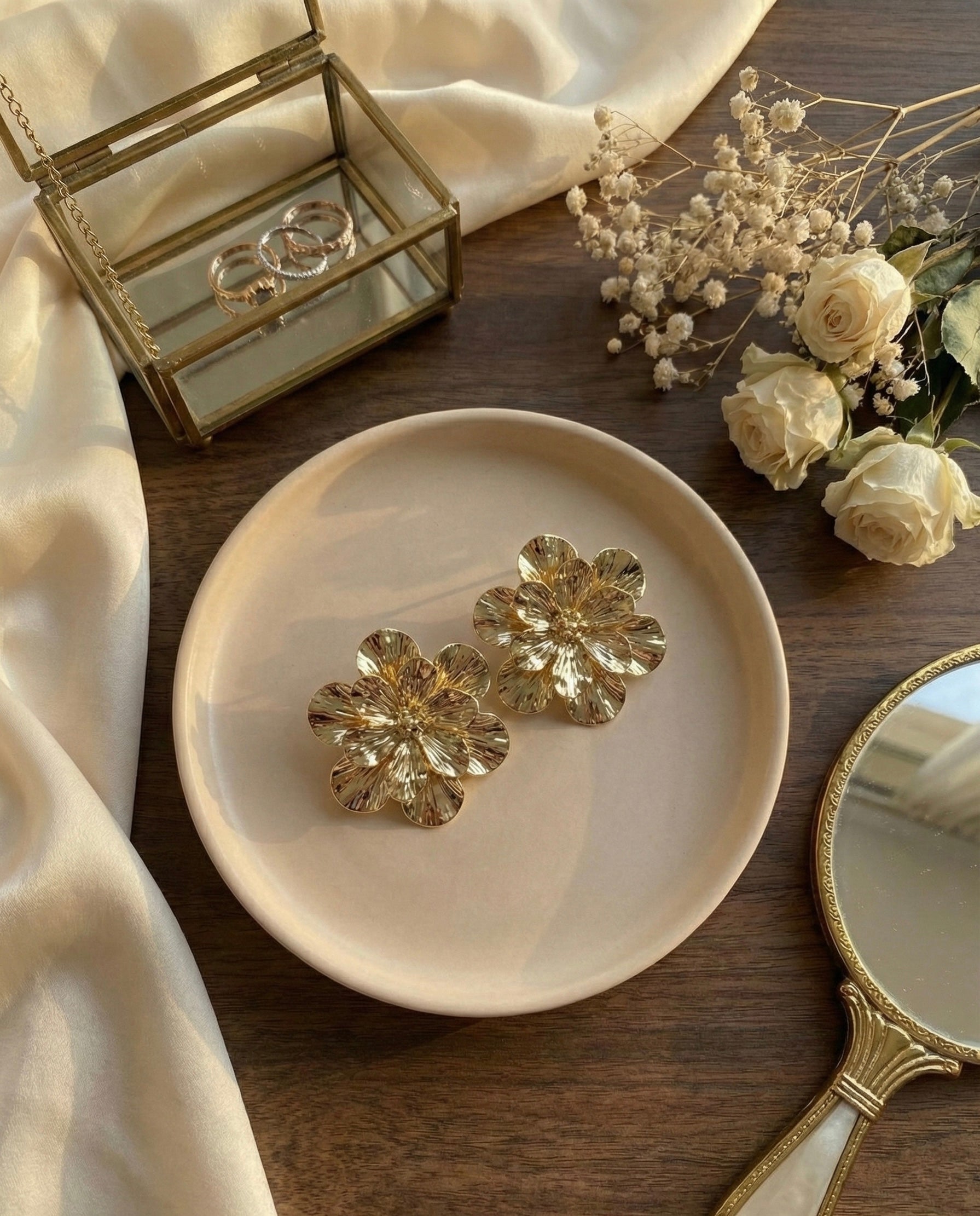 5007 Gold Plated Earrings