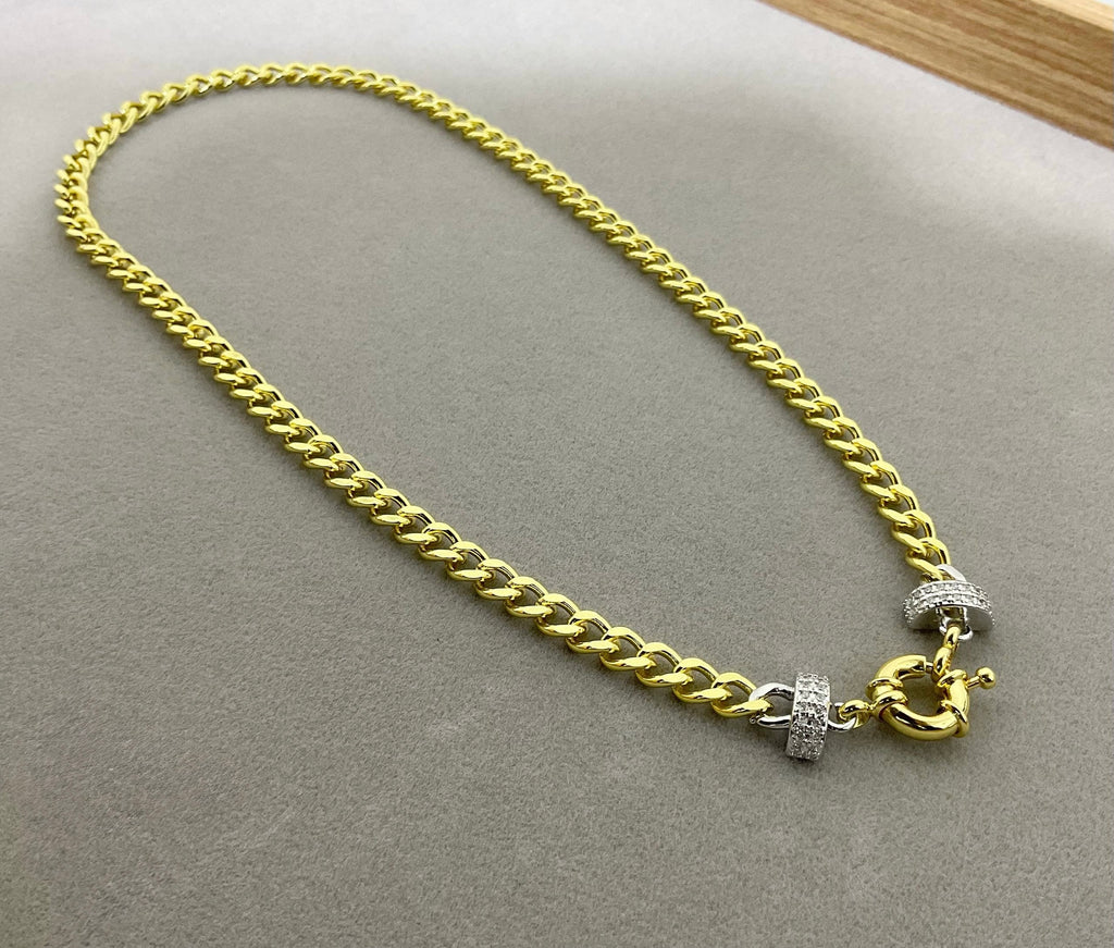 5258 Necklace gold plated