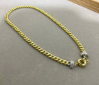 5258 Necklace gold plated