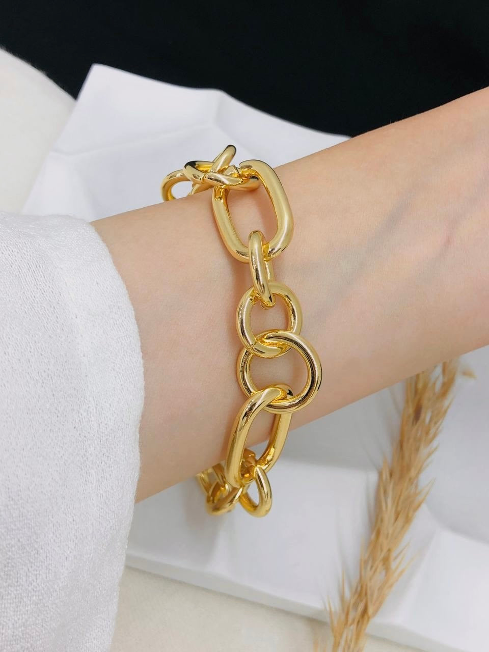 5017 Bracelet Gold Plated Stainless