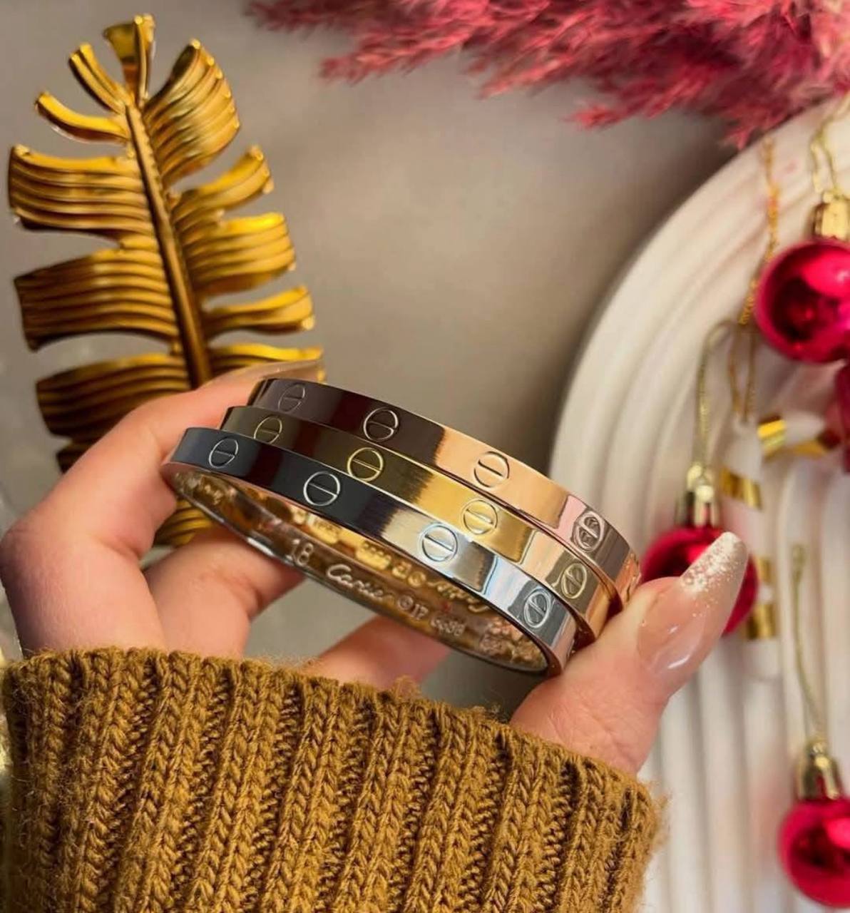 5344 Set of 3 Cartier Bracelet S.steel
