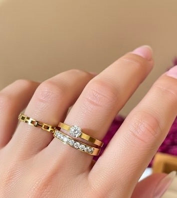 5159 3 Rings Stainless steel