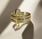 5472 Ring gold plated