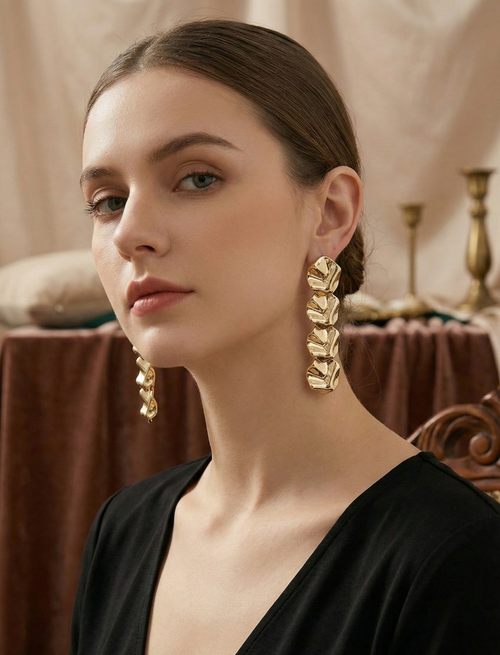 5008 Gold Plated Earrings