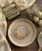 5017 Bracelet Gold Plated Stainless