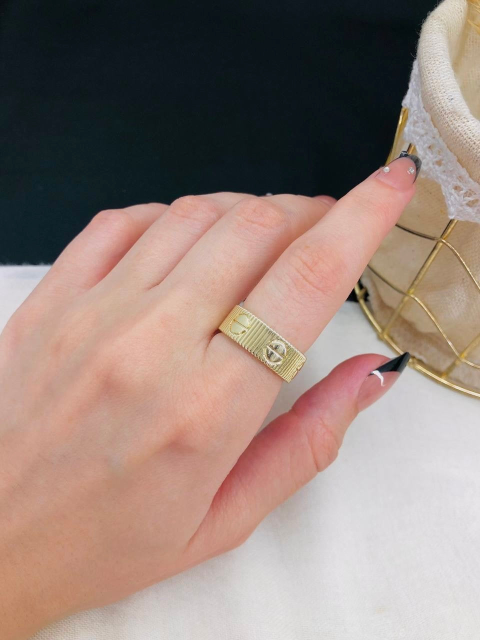 5020 Cartier Ring Gold Plated