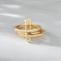 5472 Ring gold plated