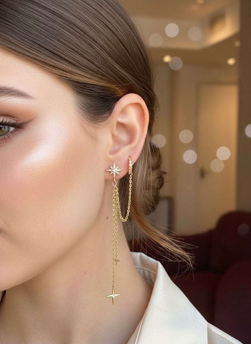 5183 Earrings Gold Plated