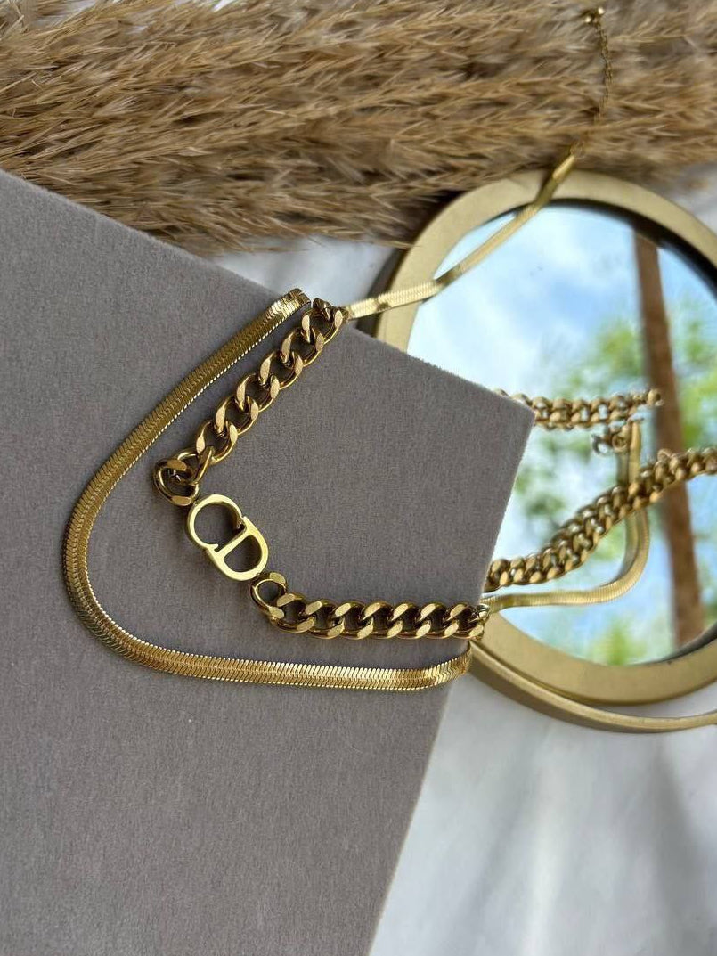 50024 Combo 2 Necklace Stainless