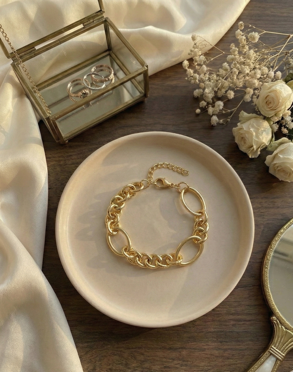 5018 Bracelet Gold Plated Stainless