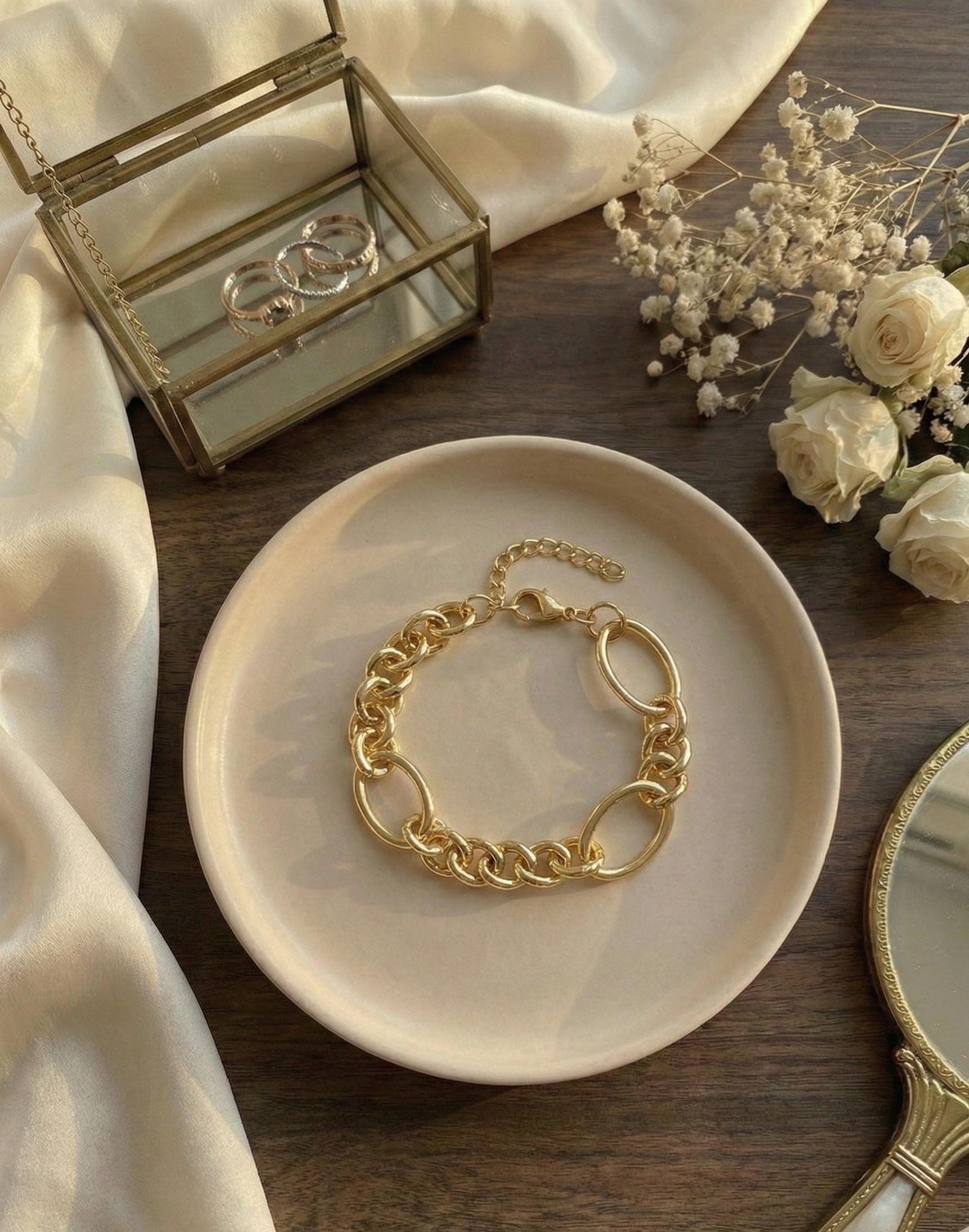 5018 Bracelet Gold Plated Stainless