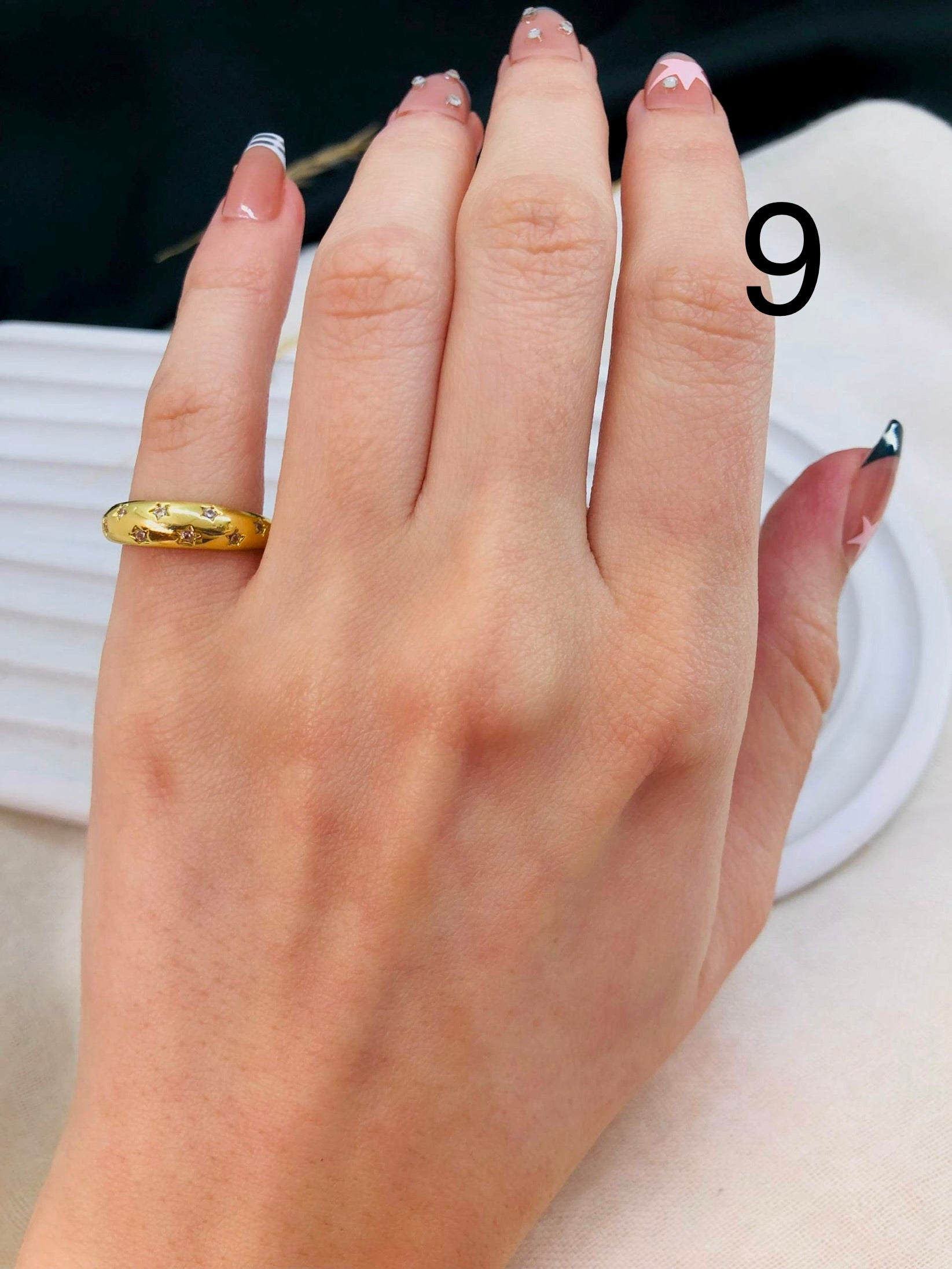 5538 Pinky Ring gold plated