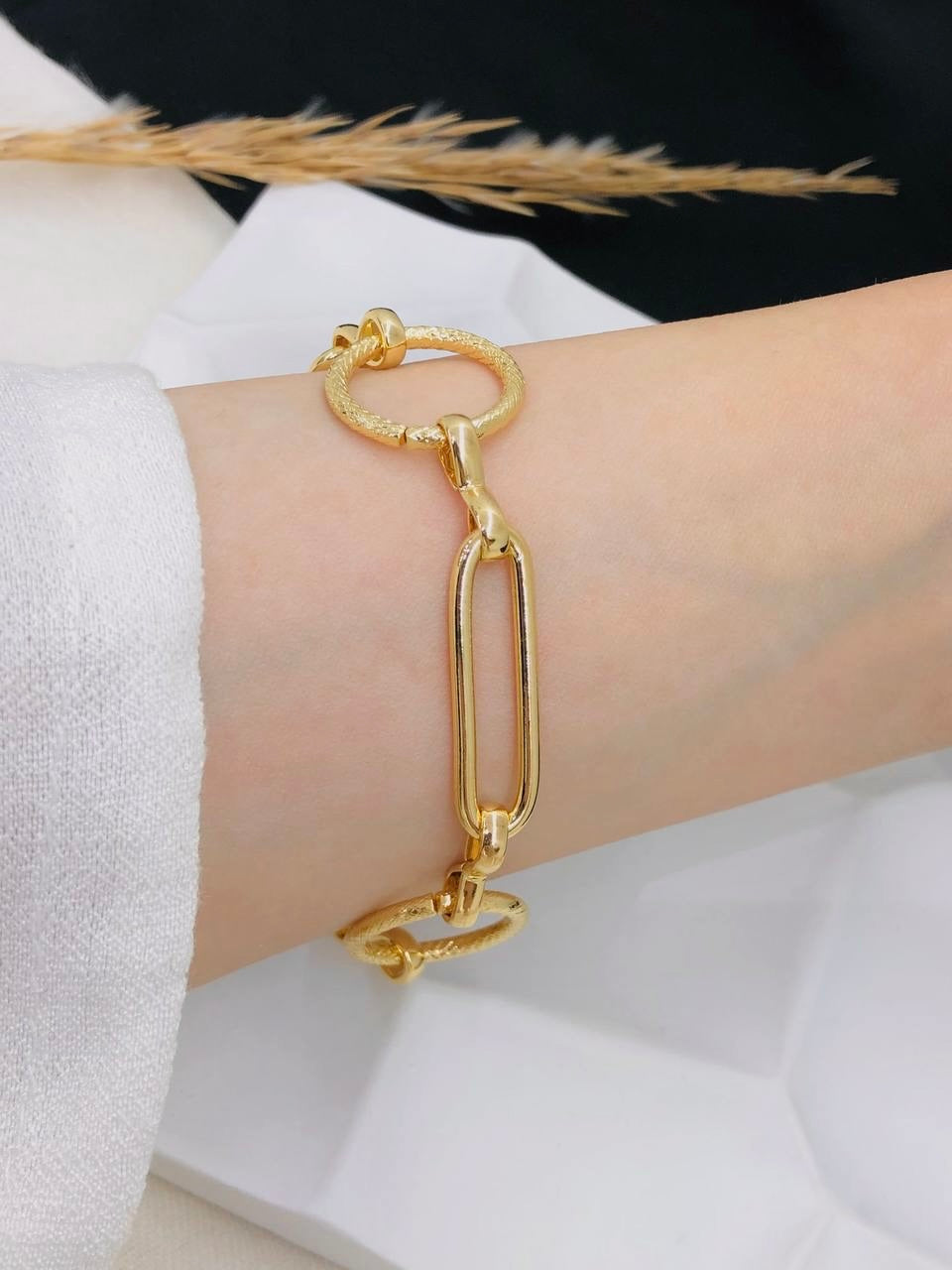 5015 Bracelet Gold Plated Stainless