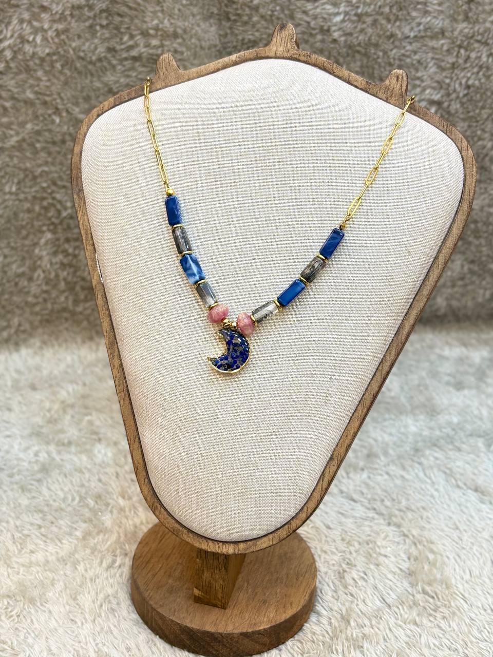 50017 Necklace Gold Plated Stainless