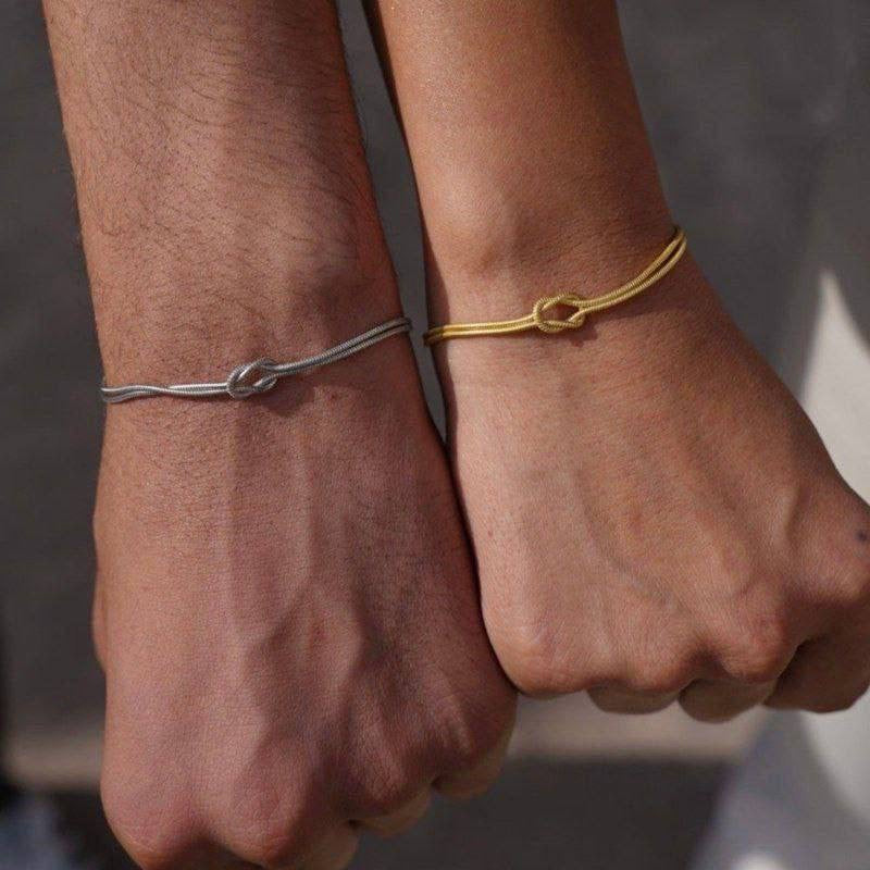 5832 Couple Bundle 4 Bracelets Stainless