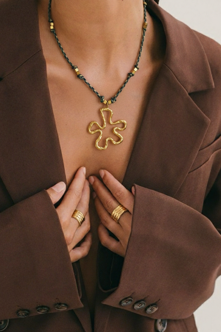 50026 Necklace Gold Plated Stainless