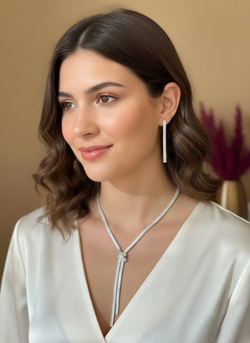 5150 combo 2 Necklace with Earrings Soiree