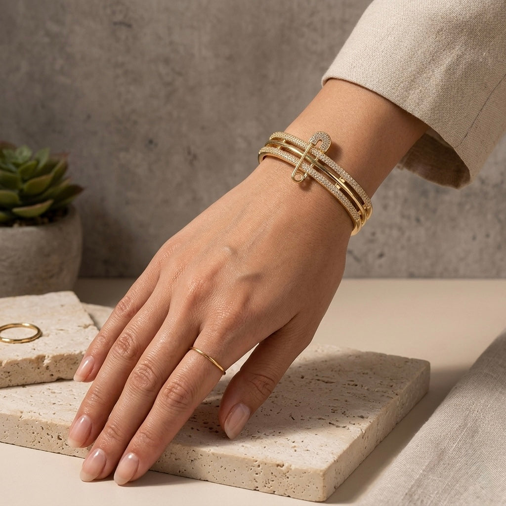 5473 Bracelet gold plated