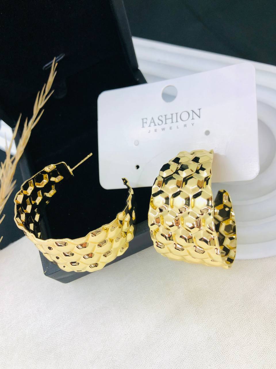 5353 Earrings gold plated