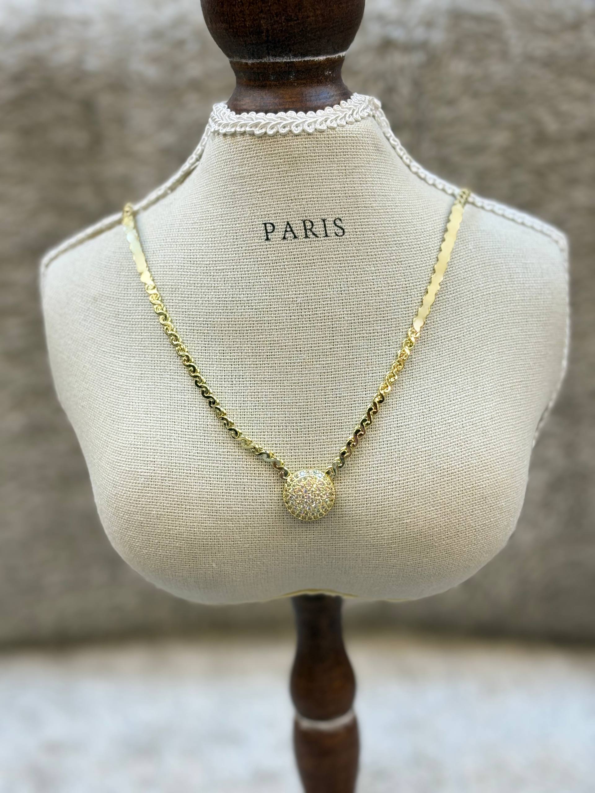 5533 Necklace Gold plated