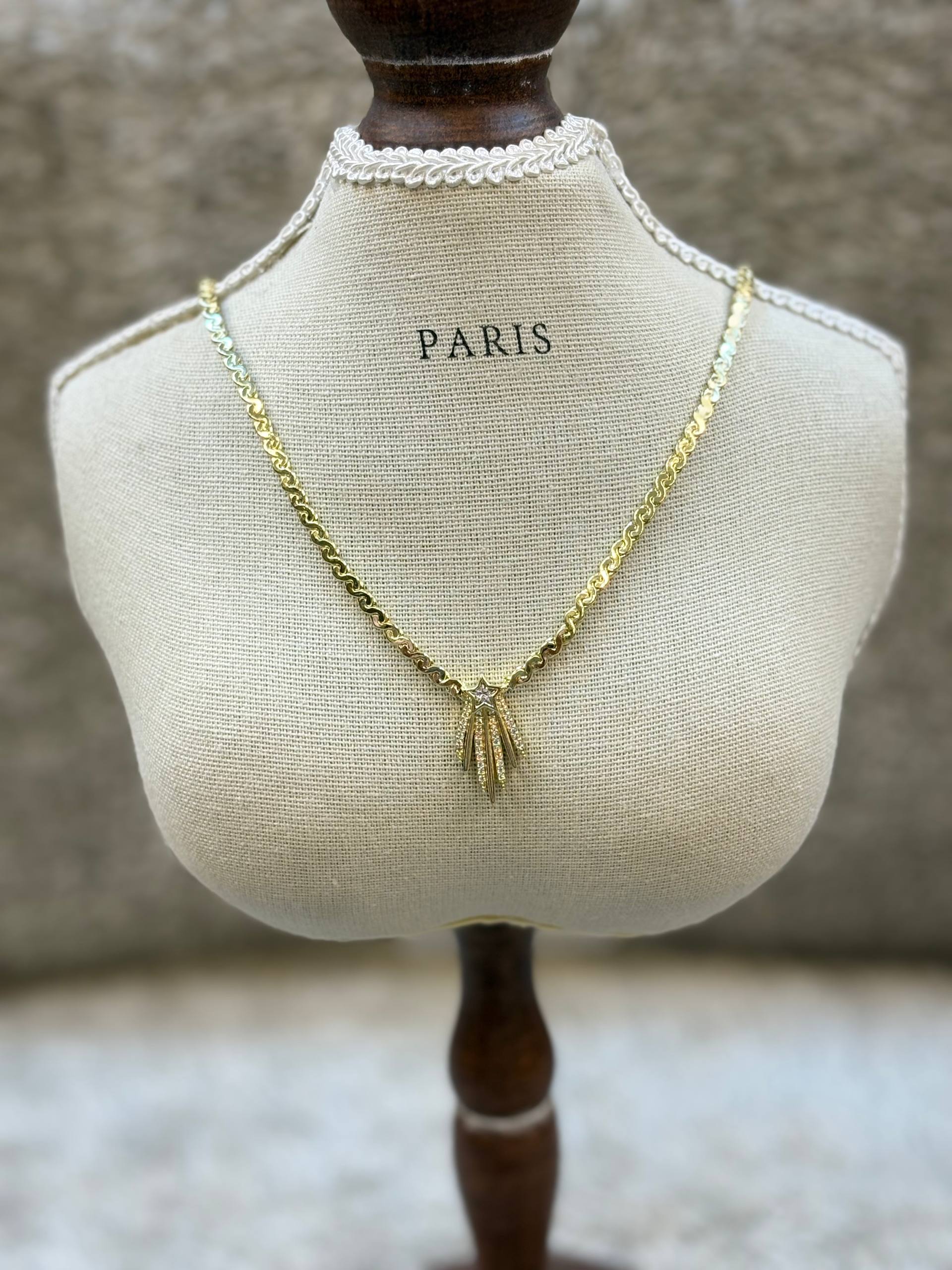 5537 Necklace Gold plated