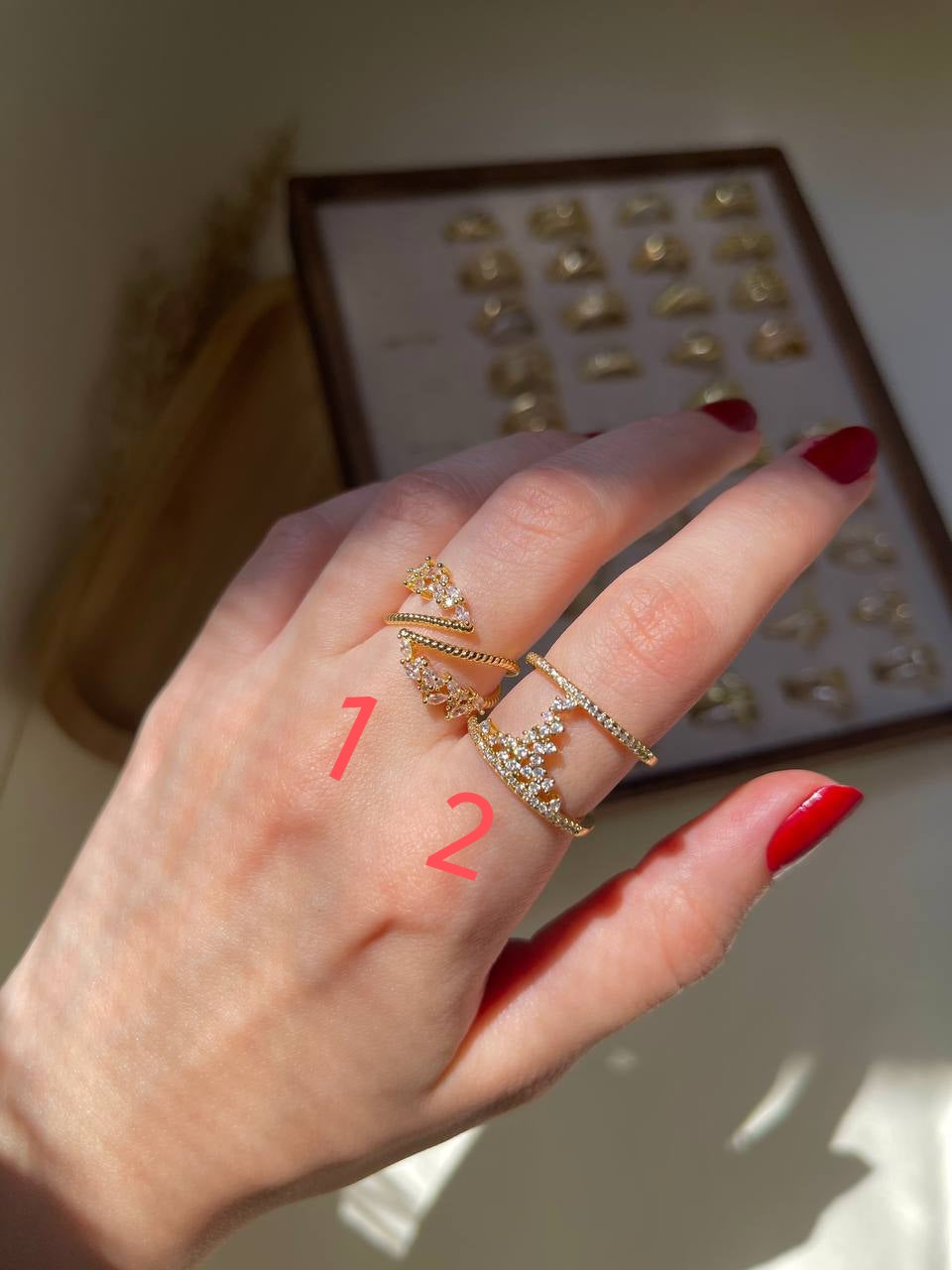 5739 Ring gold plated