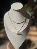 5844 Necklace Gold plated