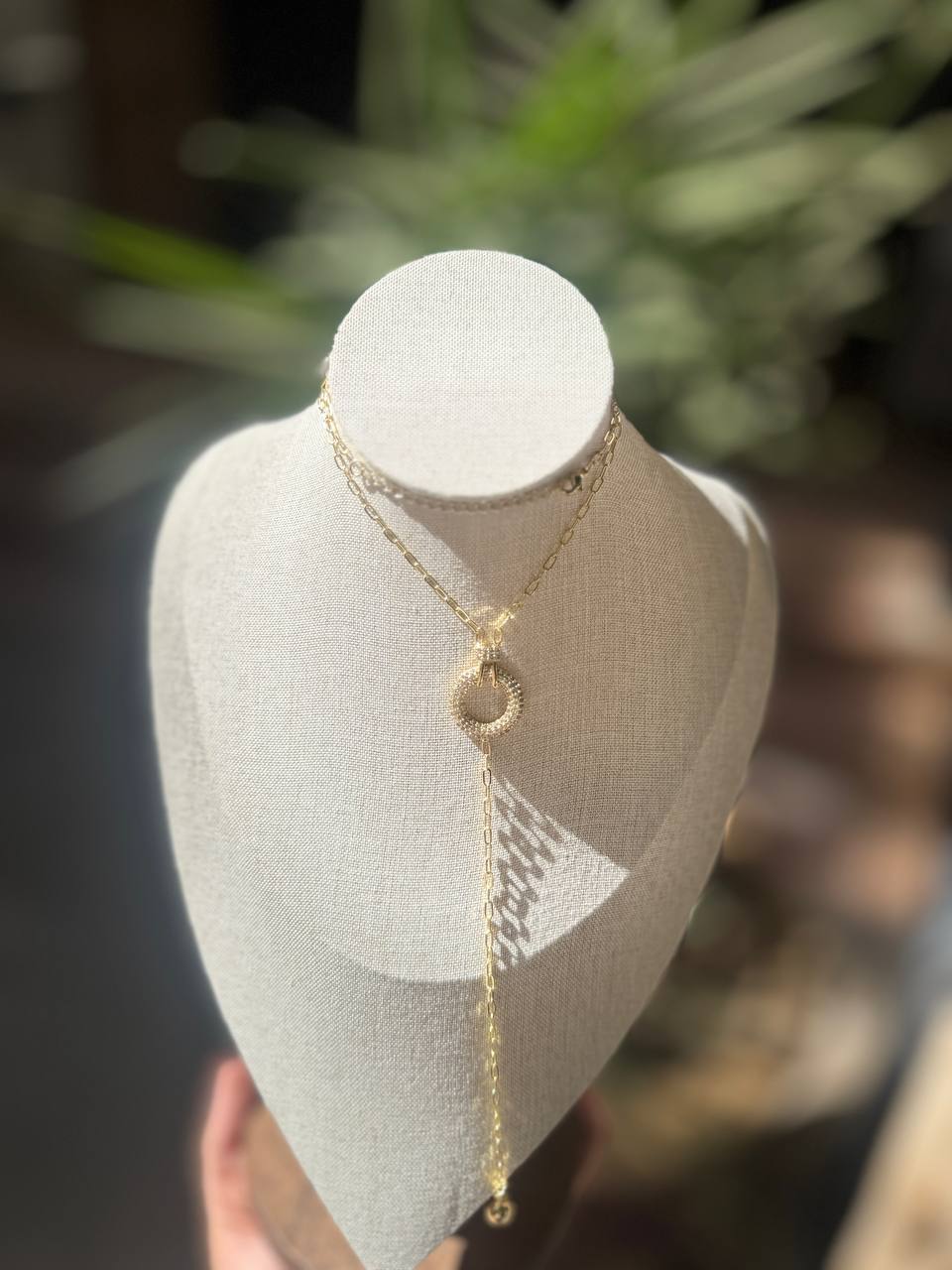 5839 Necklace Gold plated