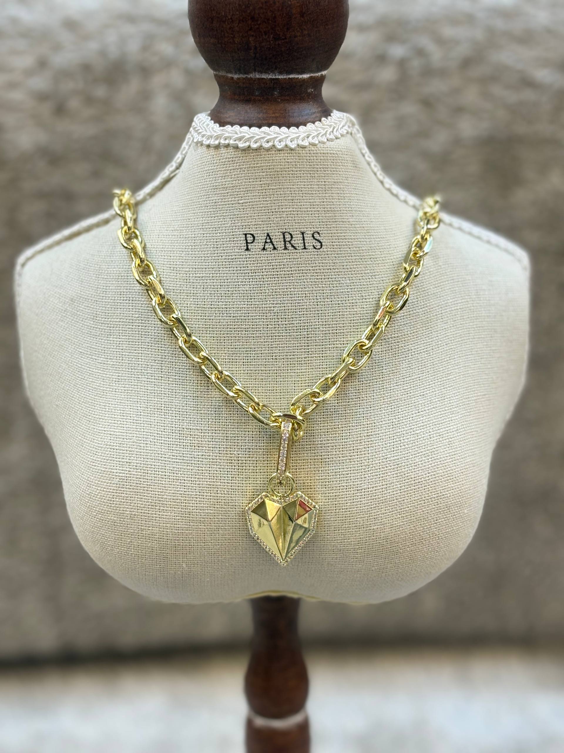 5528 Necklace Gold plated
