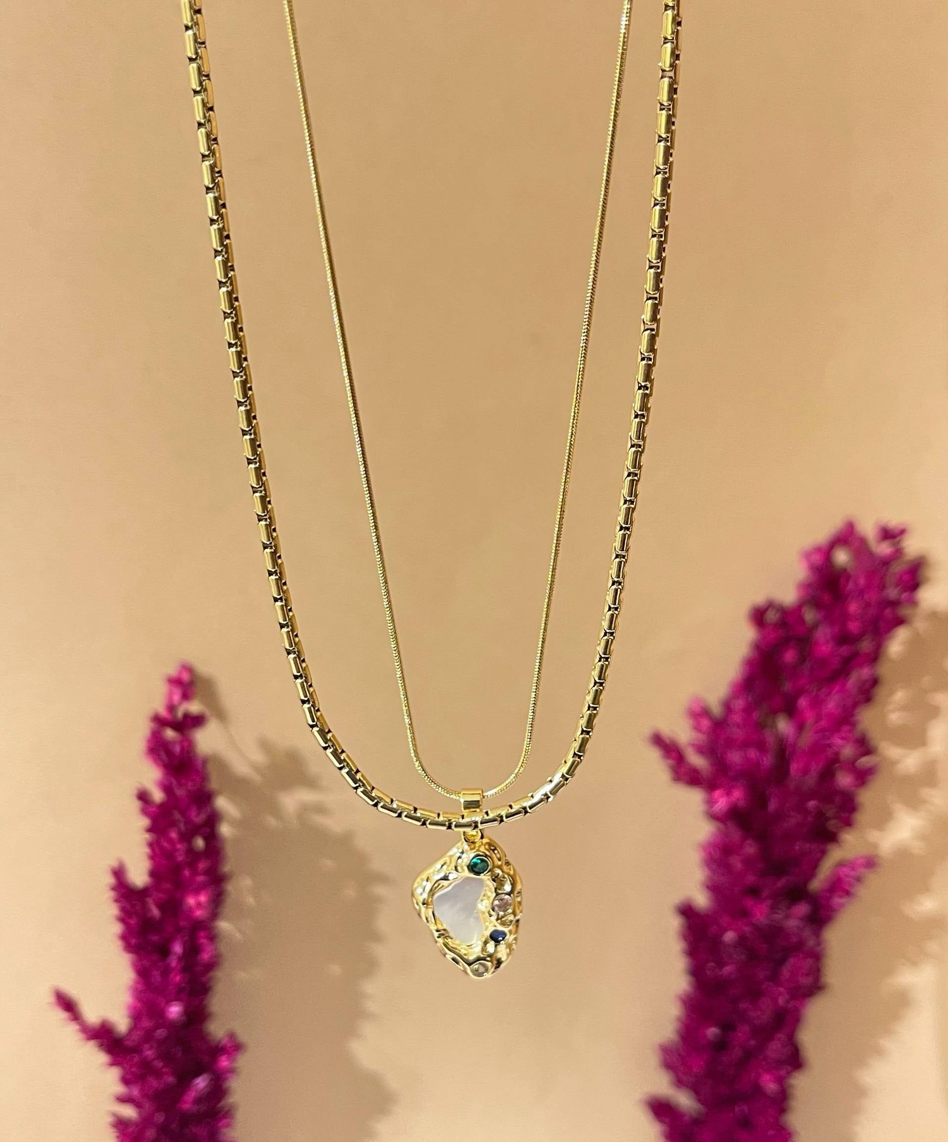 5129 Necklace Stainless steel