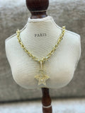 5527 Necklace Gold plated