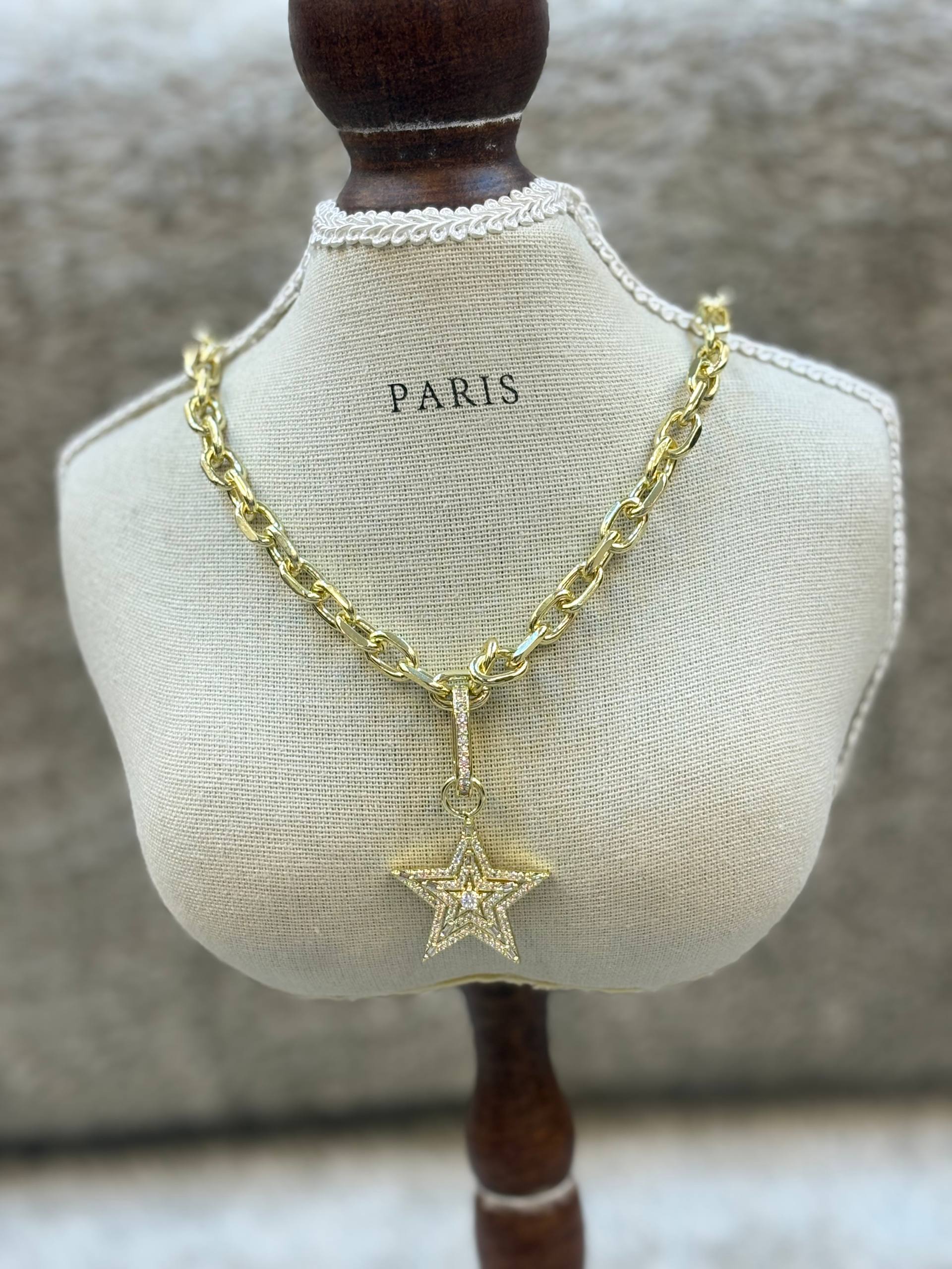 5527 Necklace Gold plated