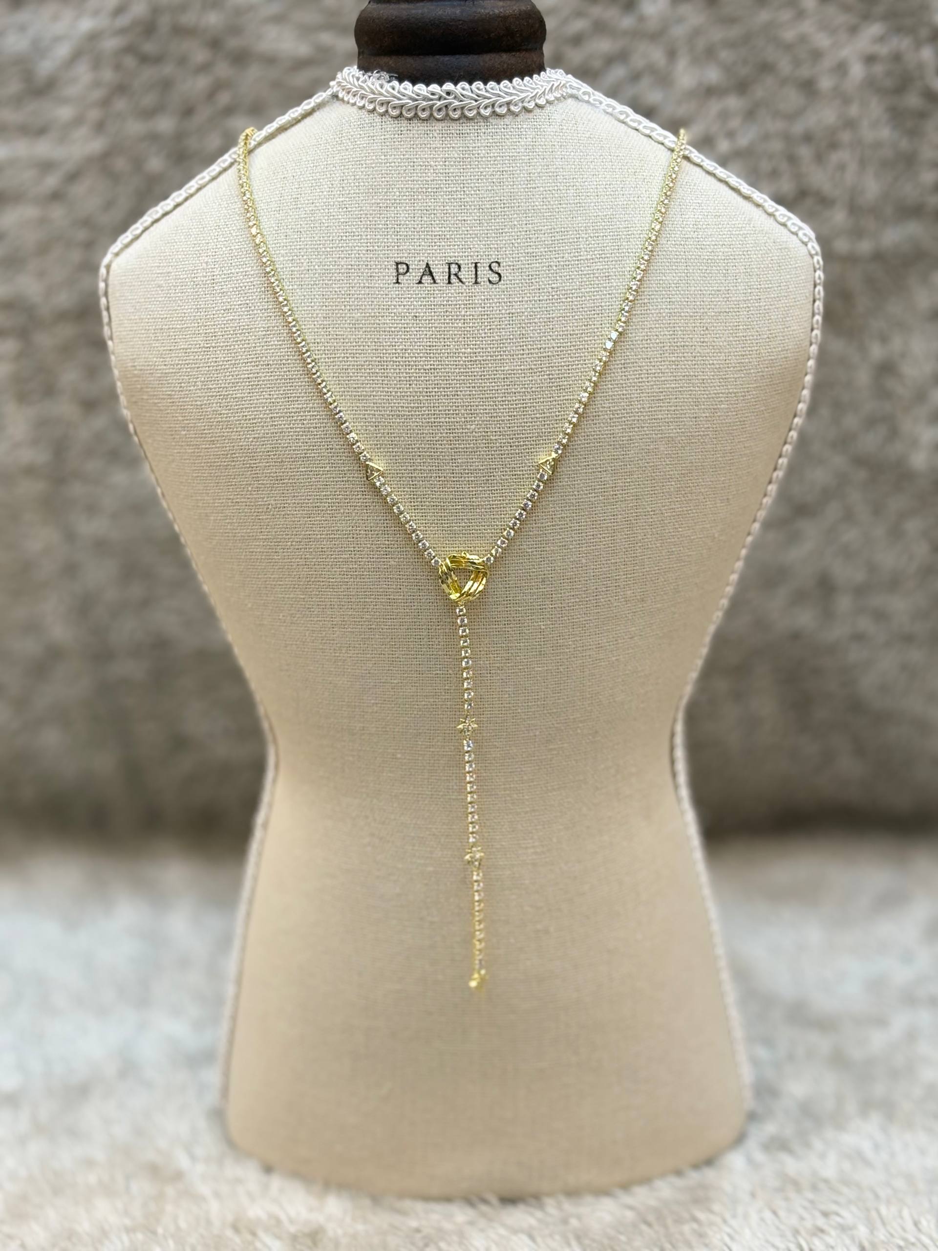 5490  Necklace gold plated
