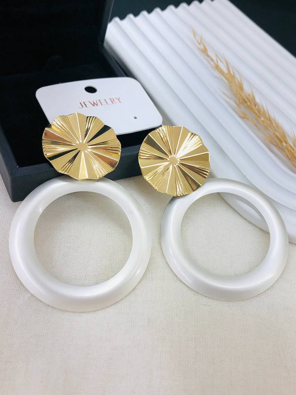 5165 Earrings Gold Plated