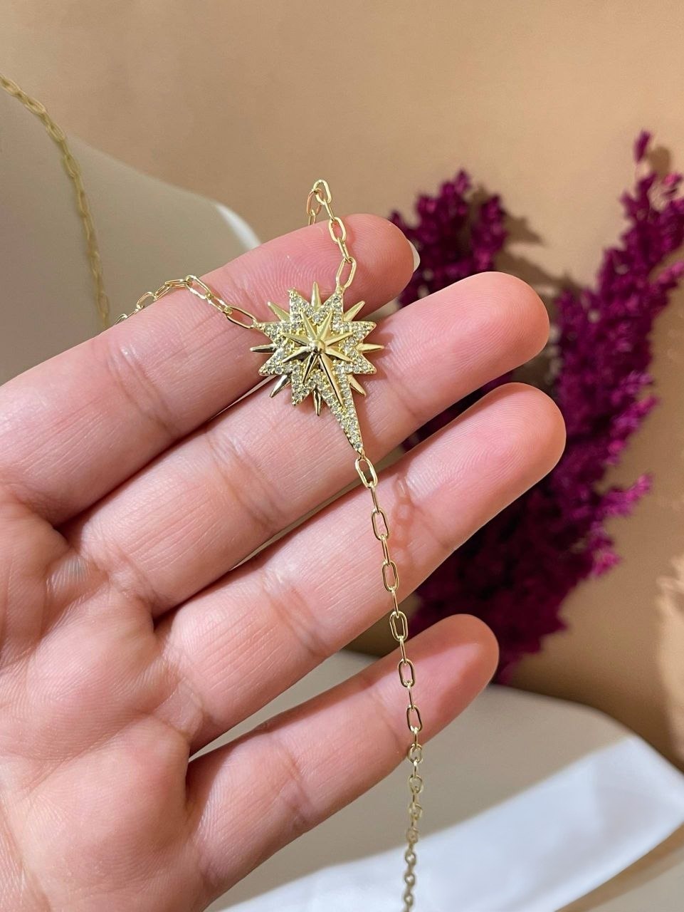 5652 Necklace Gold plated