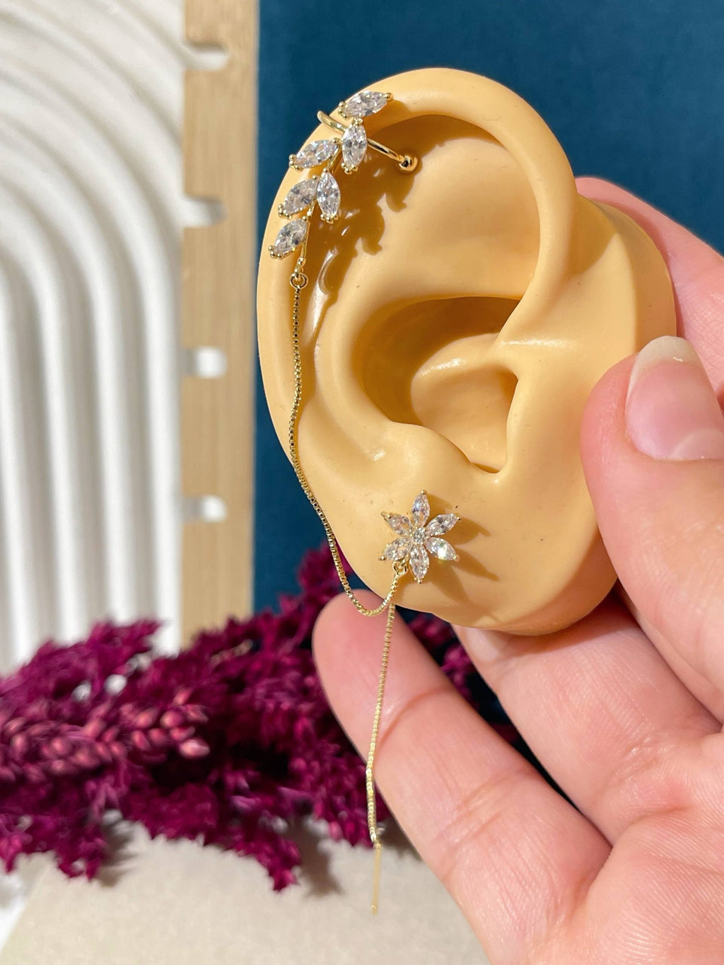 5634 Earrings gold plated