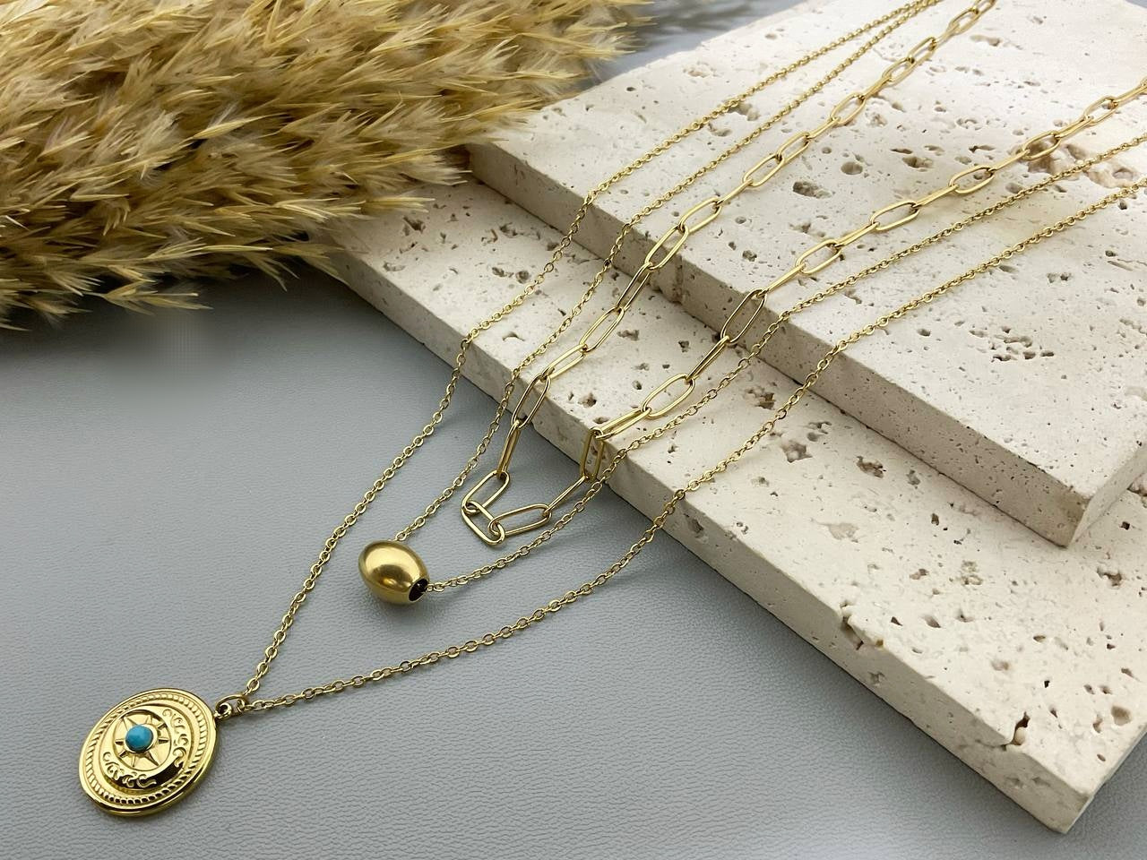 5329 Necklace Stainless steel