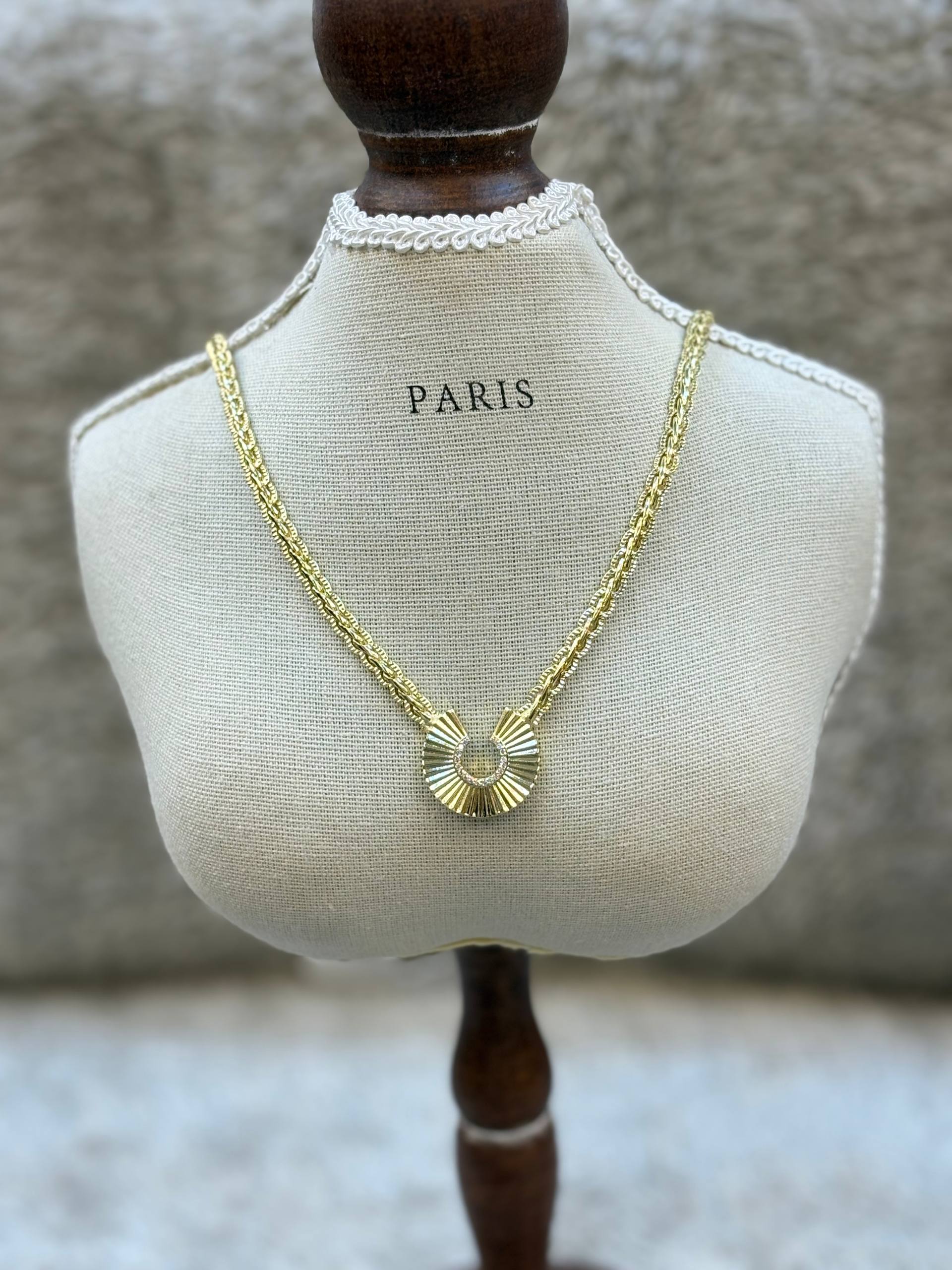 5534 Necklace Gold plated