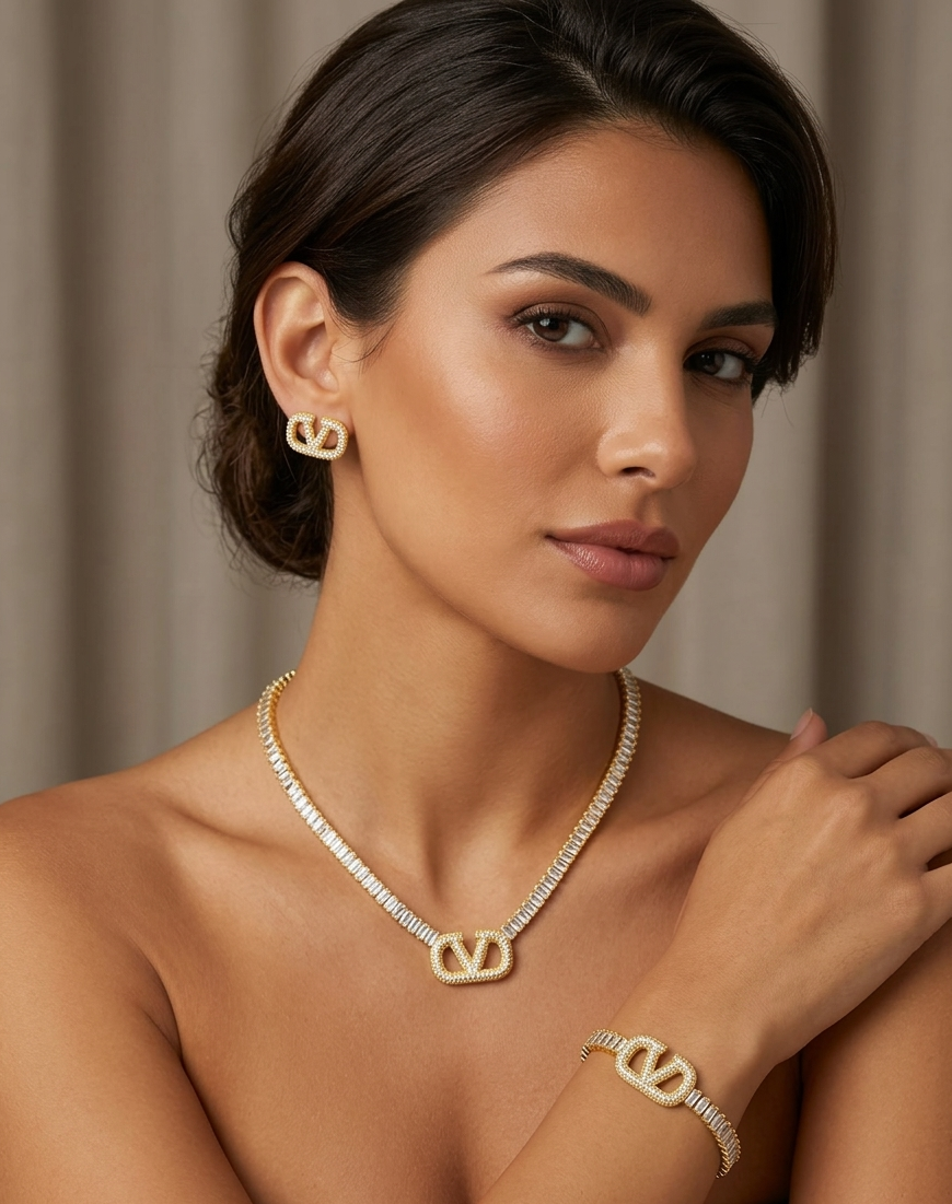 5424  Necklace Stainless steel