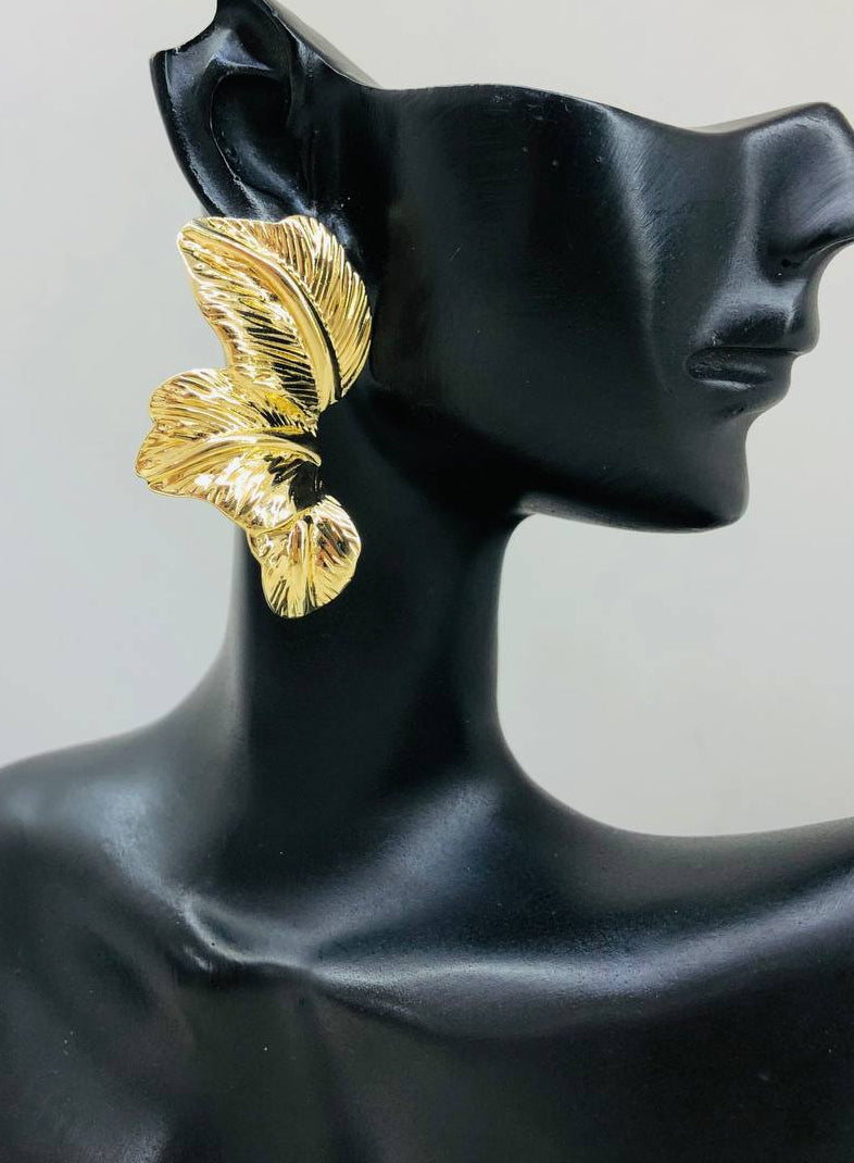 5347 Earrings gold plated