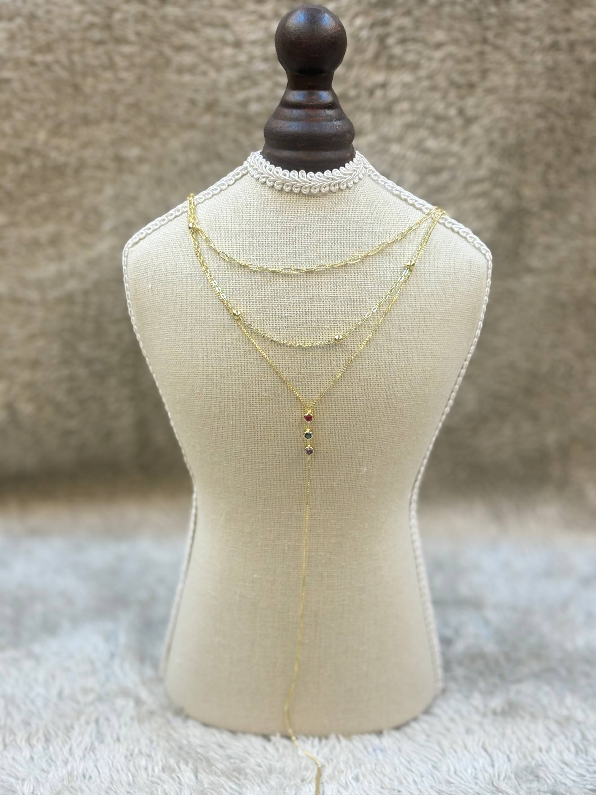 5518 Necklace Gold plated