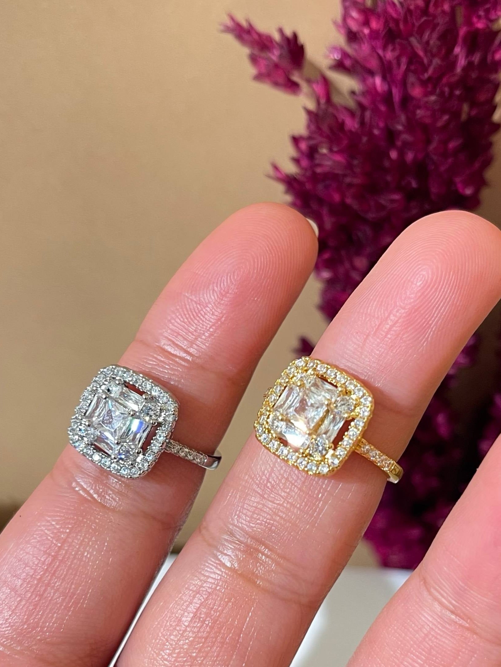 5384 Rings gold plated