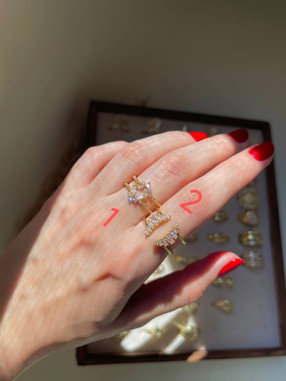5762 Ring gold plated