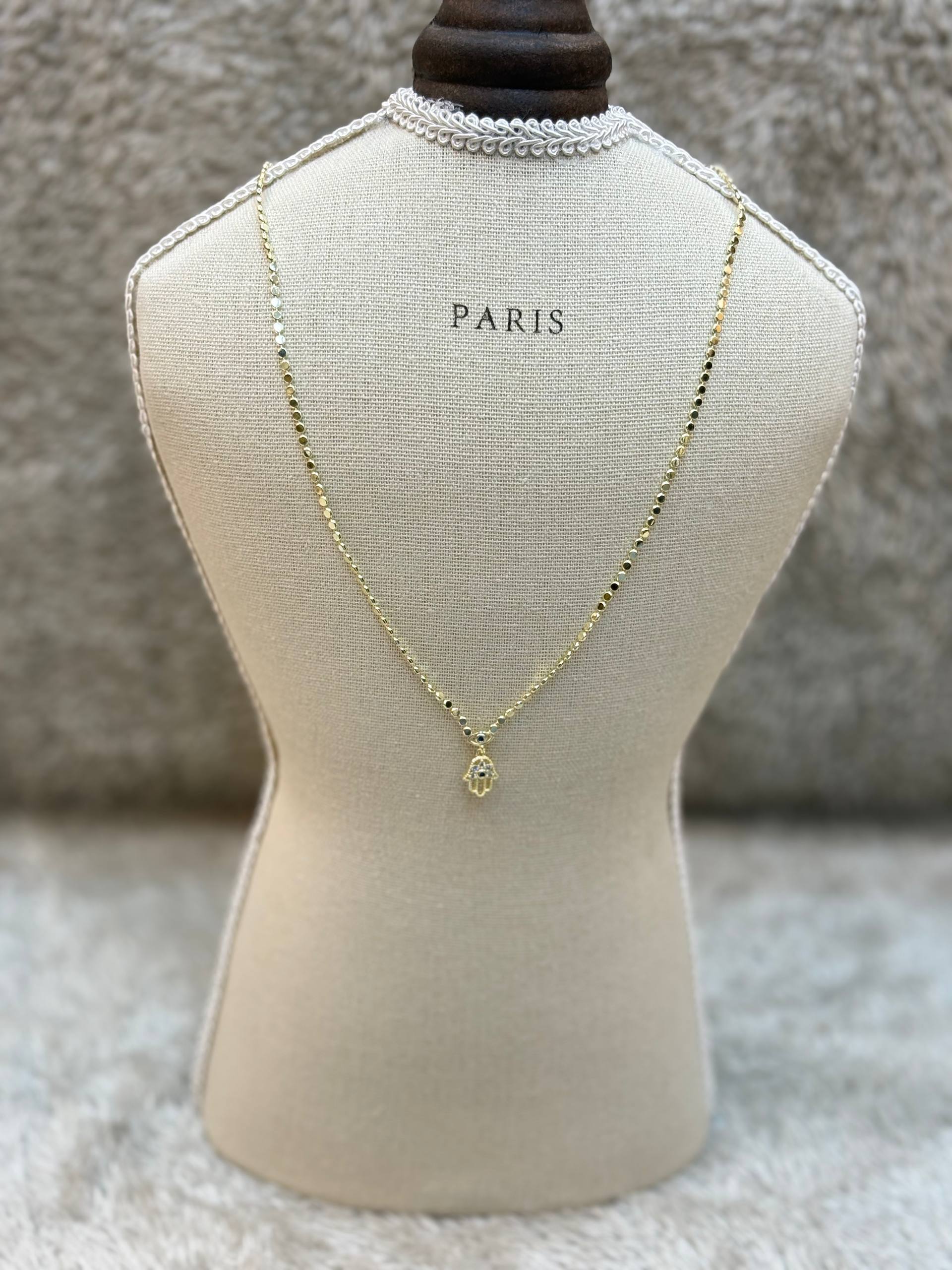 5498 Necklace Gold plated