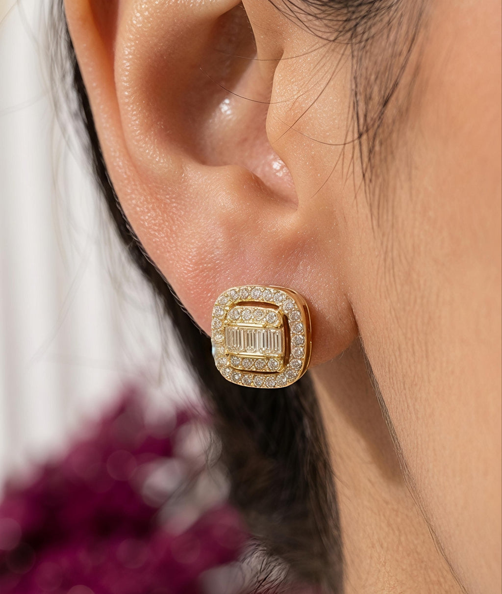 5633 Earrings gold plated
