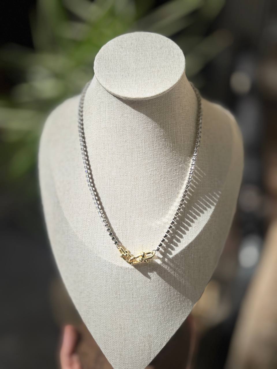 5838 Necklace Gold plated