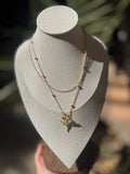5841 Necklace Gold plated