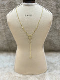 5489  Necklace gold plated