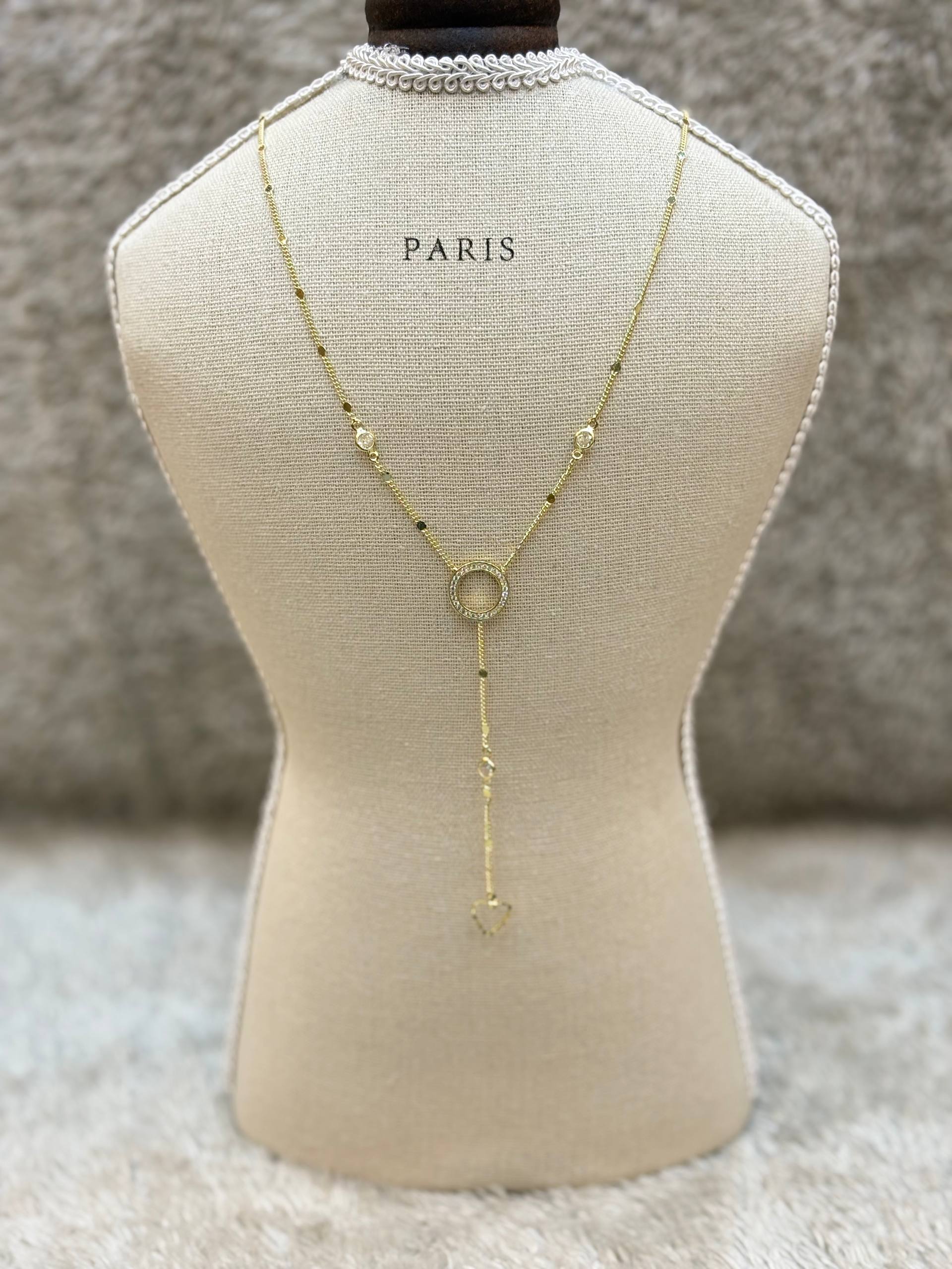 5489  Necklace gold plated